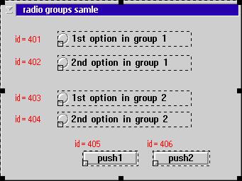 radio group sample 1