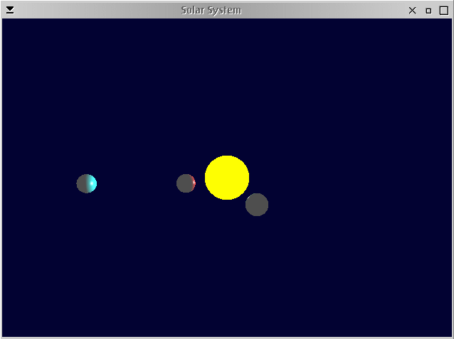 Bild 2 des Sonnensystem-Programs